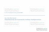 Curso Nutrigenomica y Avanzado - Instituto Nutrigenómica · Nutrigenómica y longevidad. Am J Clin Nutr May 1, 2010 vol. 91 no. 5 1273-1280 EJN March 2015, Volume 54, Issue 2, pp