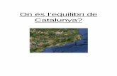 On és l'equilibri de Catalunya Secundaria 2010-11... · Per la realització del treball, en primer lloc, s’ha hagut de crear una simplificació del mapa topogràfic de Catalunya