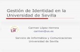 Gestión de Identidad en la Universidad de Sevilla · Usuario de aplicación Identidad digital en US.→ Repositorios de datos sincronizados. Automatizar los procesos de aprovisionamiento.