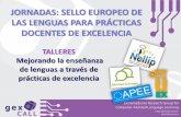 Presentación de PowerPoint...OBJETIVOS OBJETIVO GENERAL (de 14:30 a 18h) •Diseñar una propuesta de proyecto lingüístico aspirante al Sello Europeo •Plantear un Plan de Mejora
