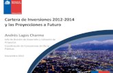 Cartera de Inversiones 2012-2014 y las Proyecciones a Futuro · N ° Proyectos ... 1 Concesión Vial Autopista Metropolitana de Puerto Montt 170 2 Teleférico Bicentenario 36 3 Conexión