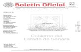 Boletín Oficial...Boletín Oficial Gobierno del Estado de Sonora Tomo CXCIX Hermosillo, Sonora Número 35 Secc. 1 Martes 2 de Mayo de 2017 Directorio Gobernadora Constitucional del