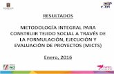 Presentación de PowerPoint · 2020-02-20 · diagnÓstico de capacidades de prevenciÓn del tejido social en los polÍgonos diagnÓstico de prÁcticas de intervenciÓn de actores