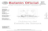 Boletín Oficial...Tomo CXCIX Hermosillo, Sonora Número 36 Secc. 1 Jueves 4 de Mayo de 2017 Boletin Oficial • • • humanos de las mujeres, a partir de la ejecución de programas