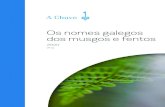 Os nomes galegos dos musgos e fentos - A Chave · 2020-04-20 · Notas introdutorias O que contén este documento Na primeira edición deste documento (2016) fornecéronse denominacións