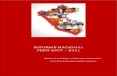 PERÚ INFORME NACIONAL · el Plan Nacional de Lucha contra la Ceguera por Cataratas, el “Plan Nacional de “Salud Bucal. Sonríe Siempre Perú”, “Vacunación Nacional contra
