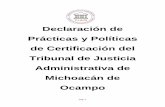 Declaración de Prácticas y Políticas de Certificación del ... · 6.11 Archivo de la clave pública ... electrónicos en su ciclo de vida, por lo que sirve de guía de las acciones