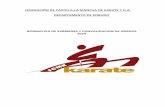 FEDERACIÓN DE CASTILLA-LA MANCHA DE …...El Departamento de Kobudo de la Federación de Castilla La Mancha de Karate, crea esta normativa, con el objetivo de aunar criterios y que
