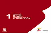 1 METODOLOGÍA RUTA DEL CONTROL SOCIAL2).pdf · Ruta del Control Social La Veeduría Distrital, en cumplimiento de su misión como entidad de control preventivo y en calidad de promotor