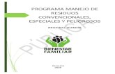 PROGRAMA MANEJO DE RESIDUOS …...PROCESO SERVICIOS ADMINISTRATIVOS PROGRAMA MANEJO DE RESIDUOS CONVENCIONALES, ESPECIALES Y PELIGROSOS REGIONAL QUINDÍO PG12.SA 29/05/2020 Versión