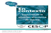 Evolución de la situación económica de México · económica en México, así como presentar la opinión de la población mexicana con relación a la situación económica actual.