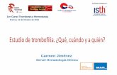 Presentación de PowerPoint · ü 1-2% ingresos hospitalarios en España. Trombosis ... § Enfermedades inflamatorias crónicas § Traumatismos § Cirugía, postoperatorio § Inmovilización