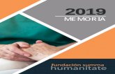 2019 - Fundacion Humanitate · que cuanto mejor estén formados los profesionales y los voluntarios de la Fundación podremos ayudar más y mejor. De ahí los cursos, talleres y semi-narios