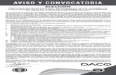 AVISO Y CONVOCATORIA - Departamento de Asuntos del ...DE ENERGÍA ELÉCTRICA DE PUERTO RICO AVISO Y CONVOCATORIA. Act 83 of May 2, 1941, as amended by Act No. 37 of June 26, 2017,