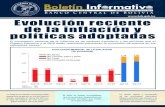 Boletín Informativo E · Boletín Informativo Publicación mensual Nº 3 • Año 1 • Oct 2013 • Nueva Época Banco Central de Bolivia Evolución reciente de la inflación y
