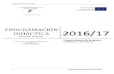 PROGRAMACIÓN DOCENTE 2016-2017iesjuandopazo.es/Wpa/wp-content/uploads/2017/05/13LENGUA2016… · PROGRAMACIÓN DOCENTE 2016-2017 6 DEPARTAMENTO DE LENGUA CASTELLANA Y LITERATURA