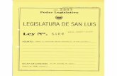 exp04856.pdf Legajo Ley VIII-300-2004 (5409 R) · Legislativo, mediante la cual informa 10 acontecido en la sesión del día 10 de septiembre de 2003. (MdeE 838 F. 080/03). Expediente