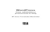 WordPress - rclibros.es · Joomla!? En primer lugar, WordPress es gratuito. Además, la instalación es simple e intuitiva, así como su actualización. WordPress. es un programa