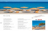KOS - Aurora Viaggi · Hotel DIMITRA BEACH 4 ... “Amphitheater” e piscina “Kalimera”, sdraio ed ombrel-loni ad uso gratuito vicino alle piscine ed in spiaggia, animazione