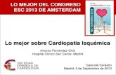 LO MEJOR DEL CONGRESO ESC 2013 DE AMSTERDAMsecardiologia.es/images/e-learning/presentaciones/ponencia-dr-fernandez-ortiz.pdfLo mejor sobre Cardiopatía Isquémica Author: Sociedad