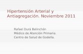 Hipertensión Arterial y Antiagregación. Noviembre 2011svhta.net/web/sites/default/files/HTA y Antiagregación_0.pdf · ticagrelor en lugar de clopidogrel durante 1 año lleva a