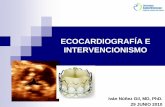 ECOCARDIOGRAFÍA E INTERVENCIONISMO...Perfilar papel ecocardiografía en intervencionismo. Discutir aspectos ecocardiográficos de los procedimientos. Señalar algunas diferencias