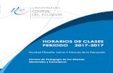 HORARIOS DE CLASES PERIODO 2017-2017aka-cdn.uce.edu.ec/ares/w/facs/fflce/IMAGEN/NOTICIAS/2017/NotiD… · CARRERA DE PEDAGOGÍA DE LOS IDIOMAS NACIONALES Y EXTRANJEROS ABRIL A AGOSTO
