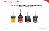 Detectores de PID portátiles - RAE Systems€¦ · utilice solamente los baterÍas de rae systems, con los nÚmeros de referencia 059-3051-000, 059-3052-000 y 059-3054-000. este