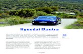 Hyundai ElantraHYUNDAI ELANTRA 3 w Interior del Elantra w Habitabilidad del Elantra w Vista lateral sensación de ligereza. Con este vehículo, Hyundai demuestra que un modelo sencillo