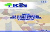 Instituto Guatemalteco de Seguridad Social · Manejo de Hemorragia Gastrointestinal Superior Tabla No. 1* Niveles de Evidencia Grado de Recomendación Nivel de Evidencia Fuente A