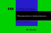 10de la Cultura Democrática · Isidro H. Cisneros T OLERANCIA Y DEMOCRACIA Cuadernos de Divulgación 10 de la Cultura Democrática CD 03 - CUADERNOS DE DIVULGACION FORROS25-10-16FINAL.indd