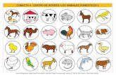 CONECTA 4 - CENTRO DE INTERÉS: LOS ANIMALES …...Apr 03, 2018  · conecta 4: los animales domÉsticos-palabras 1 gallina oveja toro ratÓn camello canario gallo caballo conejo pato