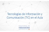 Tecnologías de Información y Comunicación (TIC) en el Aulacomputadora.educabolivia.bo › Educacion › pdf › biblioteca › ... · 2018-09-25 · Tecnologías de Información