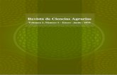 Revista de Ciencias Agrarias - USFX Ciencias Agrarias.pdf · CP, PhD. Univesidad Mayor de San Andrés - Bolivia AP, Msc. ... Junio 2014 Vol.1 No1-8 ... Se hizo la revisión, recopilación