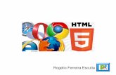 ¿Qué es HTML 5?sagitario.itmorelia.edu.mx/~rogelio/html5.pdf · ”Pro HTML Programming” Peter Lubbers, Brian Albers y Fran Salim, Apress, USA 2010 15 Nuevas características