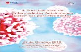 CARTA DE PRESENTACIÓN - Sociedad Española de Medicina Interna | La visión global de ... · 2018-10-24 · Vocal de residentes de la Sociedad Española de Farmacia Hospitalaria