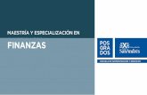 FINANZAS - Universidad de San Andrés › ... › folleto_finanzas_2016.pdf · velocidad de razonamiento y alto potencial de liderazgo en el mundo de los negocios. UNIVERSIDAD DE