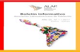 Boletín Informativo Asociación Latinoamericana de PoblaciónEl Consejo Directivo de ALAP somete al debate de los coordinadores de las redes temáticas la posibilidad de incluir en