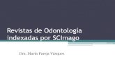 Revistas de Odontología indexadas por SCImago- SCOPUS · bases de datos como SCOPUS, ofrecen algunas ventajas como aparecer en los ranking. Dra. Maria Pareja 2 . SCImago Journal