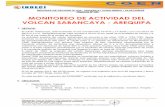 MONITOREO DE ACTIVIDAD DEL VOLCAN SABANCAYA - AREQUIPAreliefweb.int/sites/reliefweb.int/files/resources/... · 2015-04-22 · La actividad eruptiva del volcán Sabancaya se remonta