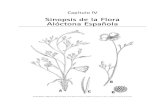 Capítulo 4: Sinopsis de la flora alóctona española · Figura 6. Espectro de xenotipos de la xenoflora española. Análisis del origen de los táxones introducidos A la vista del