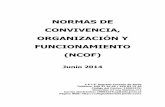 NORMAS DE CONVIVENCIA, ORGANIZACIÓN Y … · 2014-09-02 · NORMAS DE CONVIVENCIA, ORGANIZACIÓN Y FUNCIONAMIENTO (NCOF) Junio 2014 C.E.I.P. Sagrado Corazón de Jesús Teléfono: