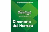 tmpLUpuZDirectorio del Herrerodecorsteel.com/images/downloads/Directorio del Herrero.pdf · Palacio de Justicia y B. Reyes Local N# 31 Col.Ferrocarrilera Mty. NL. HERRERIA RIVERA
