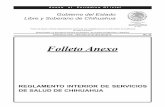 Folleto Anexo - congresochihuahua2.gob.mx · La H. Junta Directiva de Servicios de Salud de Chihuahua; en uso de las facultades que le confieren los artículos 8 fracción II de la