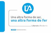 EG2019 - Liberals d'Andorra · Transparència en la contractació pública • Crearem la Taula Nacional de Contractació Pública com a eina d’optimització de la contractació
