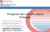 Projecte de Llei de Canvi Climàticwidget.meteoclim.eu/descarga/projecte.pdf · 2010 Jul. Programa d’Acords Voluntaris per a la reducció d’emissions de GEH Des. 2n Informe sobre