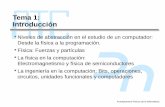 Tema 1: Introducción - UAHatc2.aut.uah.es/~alvaro/FFI/Teoria/T1_Introduccion_FFI.pdf · Tema 1: Introducción Niveles de abstracción en el estudio de un computador: Desde la física