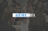AIESEC...AIESEC fue fundado en 1948, después de laSegunda Guerra Mundial, con la idea de prevenir conflictos similares a través del entendimientointer-cultural. En sus 68 años,