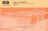 INFORME DE GESTIN - bellas artes · 2019-01-21 · 6 BEAS ARTES Informe ejecutivo de gestión 2018 Artes Plásticas Artes Escénicas Resolución ME o. 17239 del 24 de octubre de 2018