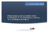 PROGRAMACIÓN DE LENGUA CASTELLANA Y LITERATURAiesaravalle.centros.educa.jcyl.es/sitio/upload/Departamento_de_Leng… · Programación de Lengua castellana y Literatura Curso 2019-2020